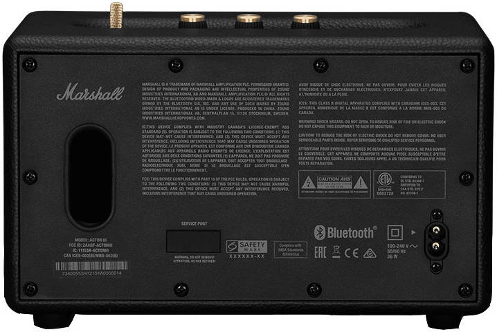 Беспроводная колонка Marshall Acton II Bluetooth (черный)